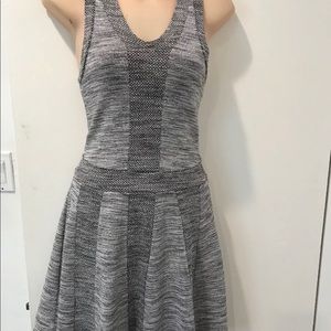 NWT Parker Holiday Silver/Grey Holiday Dress